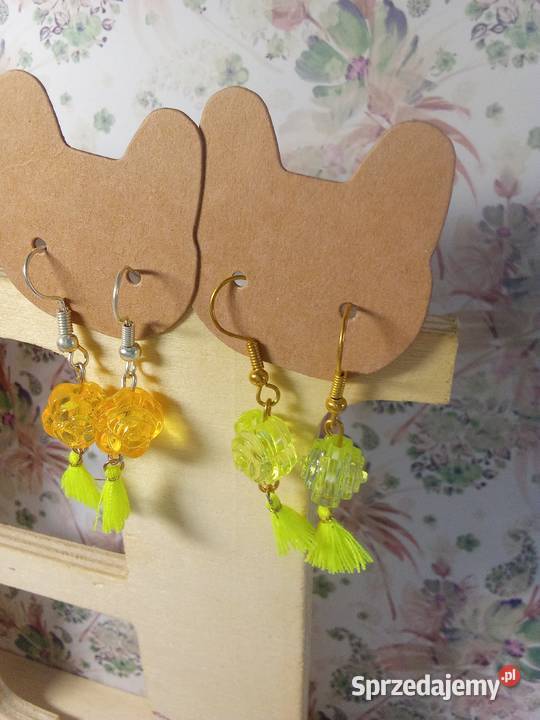 Sprzedam kolczyki własnoręcznie robione Pozostałe śląskie Rybnik sprzedam