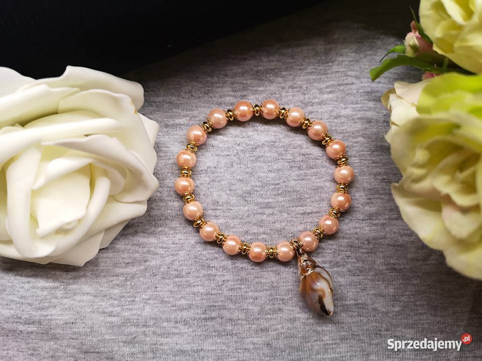 Bransoletka damska z perłowymi koralikami i Kielce