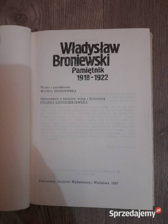 Pamiętnik 19181922 Pozostałe wielkopolskie Poznań