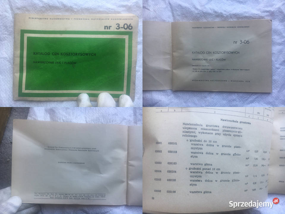 Katalog Cen Kosztorysowych 306 Nawierzchnie Ulic Łęczyca