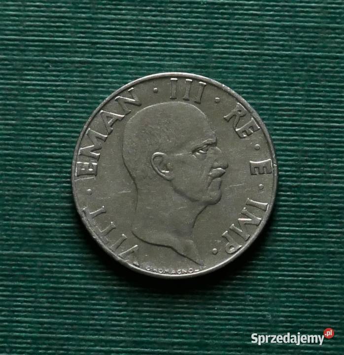 WŁOCHY 50 centesimi 1940r Magnetyczna Gliwice