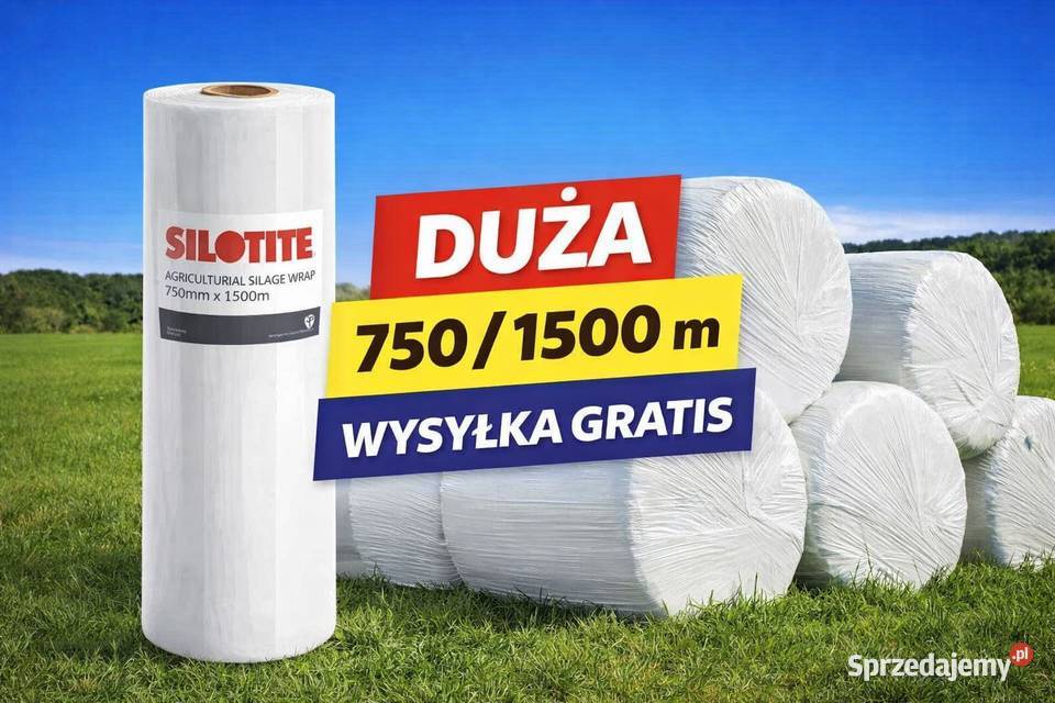 Folia na baloty sianokiszonkę DUŻA 7501500 m Choszczno sprzedam