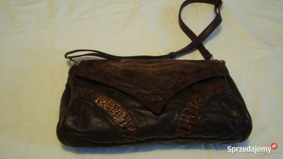 Torebka damska z naturalnej skóry piękna mazowieckie Warszawa