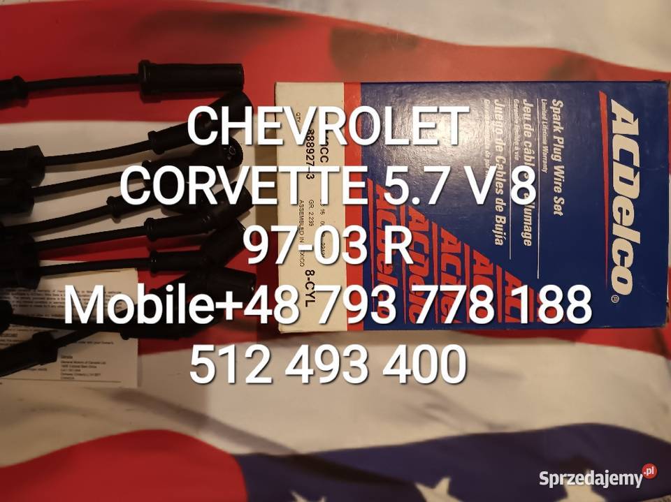 CHEVROLET CORVETTE 57 V 8 9704 R PRZEWODY osobowe Kawnice