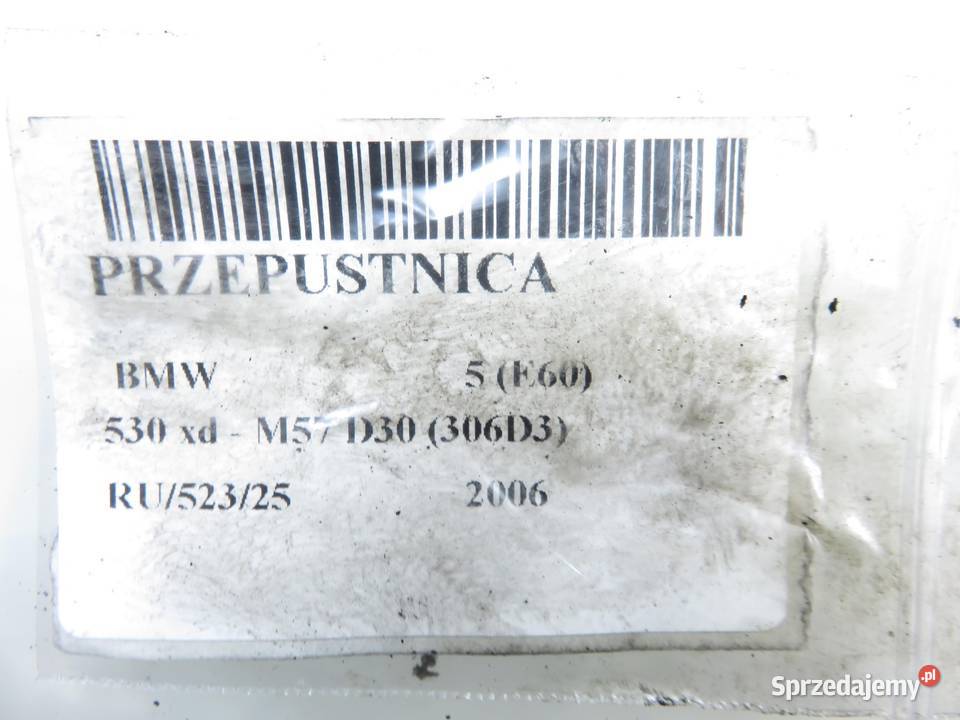 PRZEPUSTNICA BMW E60 530 xd 7791481 osobowe