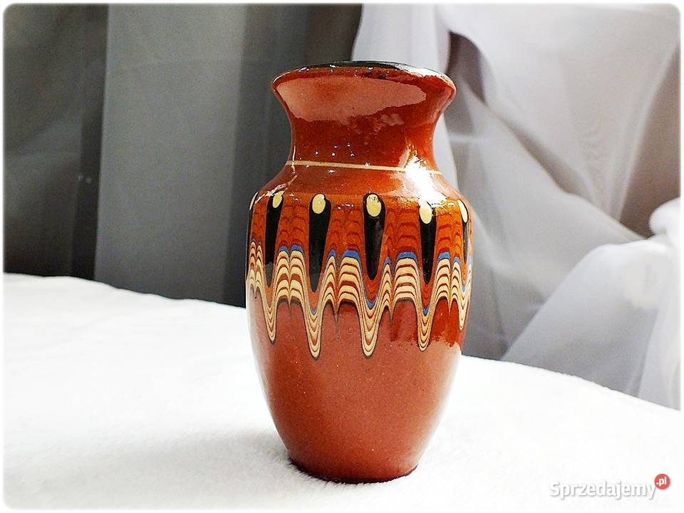 Wazonik Wazon Bułgaria Pawie Oczko z 6070tych lubuskie Żary