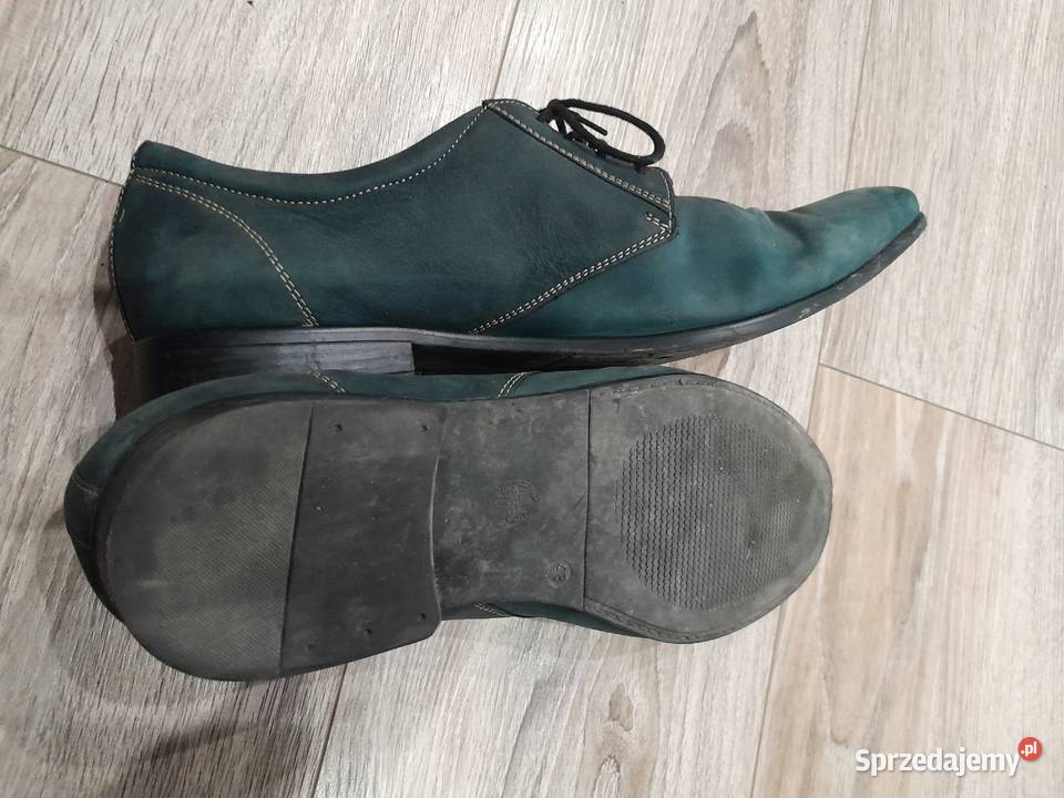 Buty Lasocki Półbuty męskie skóra granatowe 48 Wieliczka sprzedam