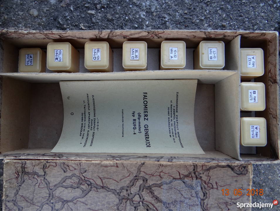 Falomierz generator RFUG4 kostki komplet Części i akcesoria sprzedam