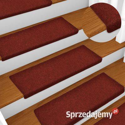 vidaXL Nakładki na schody 5 bordowe 65x21x4 Warszawa