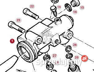 Fendt Favorit 514 Cylinder CZĘŚCI G312100360012 Jastrzębniki