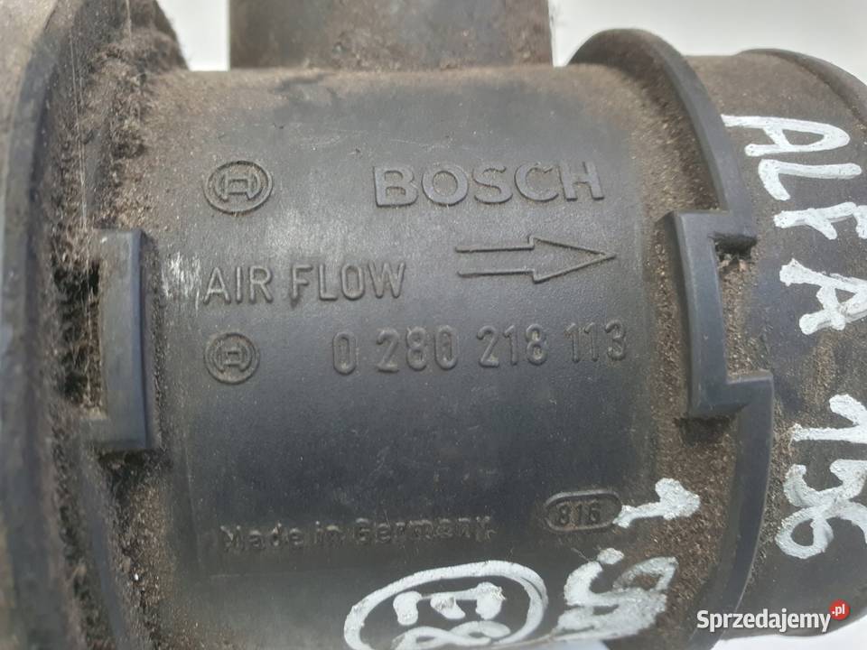 PRZEPŁYWOMIERZ POWIETRZA Alfa Romeo 156 19 JTD Rudka