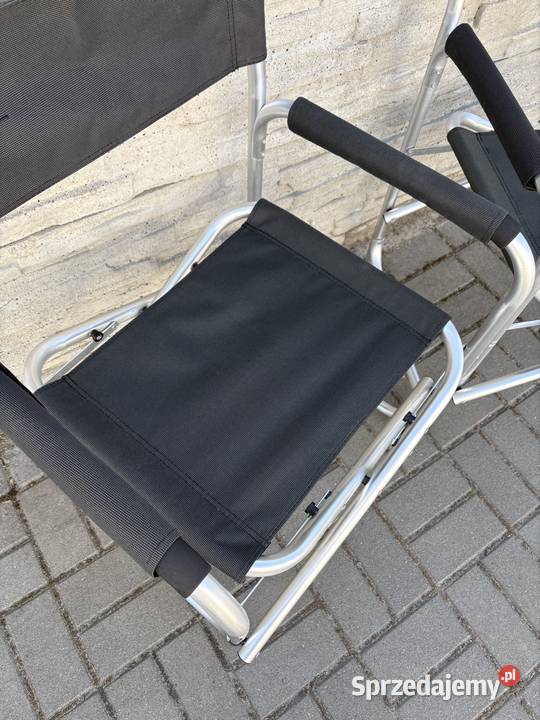 Isabella Directors Chair w kolorze szarym