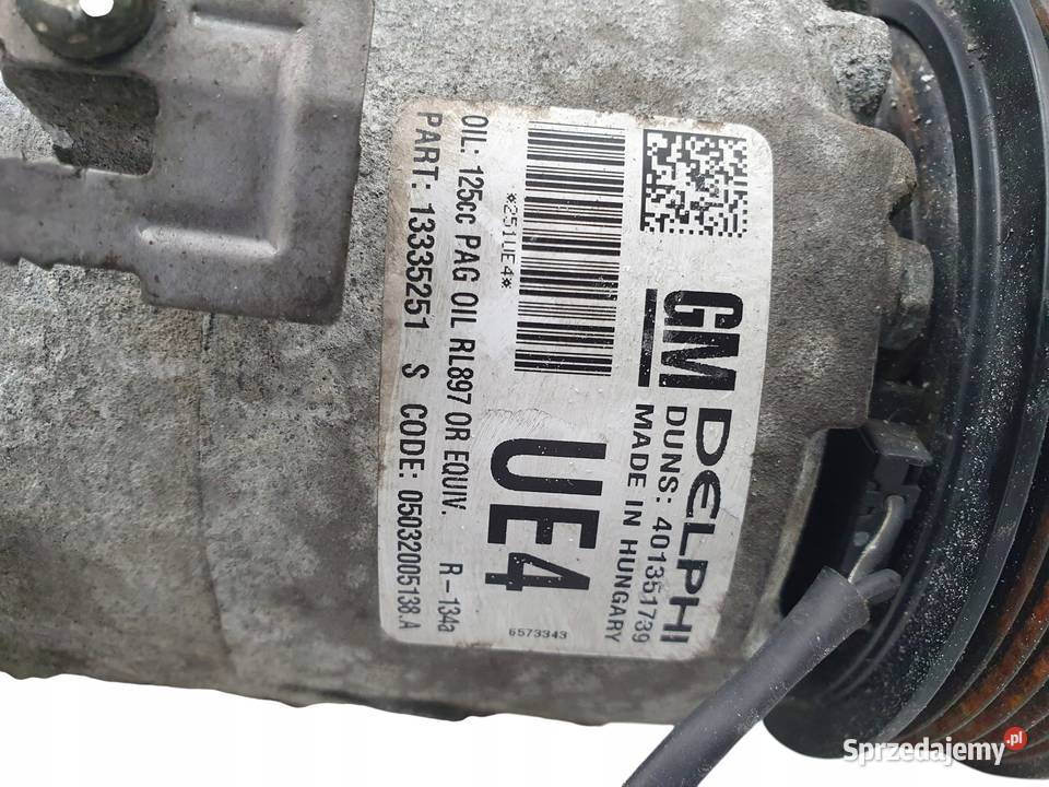 SPRĘŻARKA KLIMATYZACJI Opel Astra H J 17 CDTi Chełm