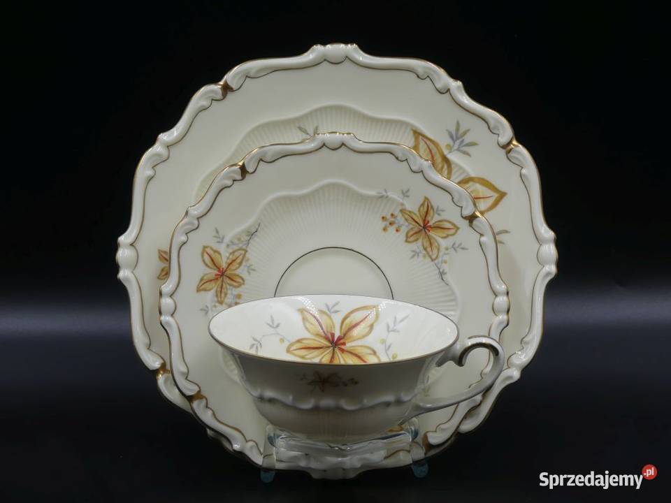 Komplet śniadaniowy Sorau Żary stan witrynowy wielkopolskie Poznań