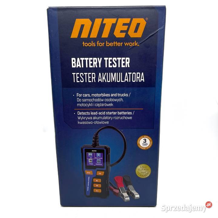 Niteo Tester Akumulatora CE120355 Elbląg sprzedam