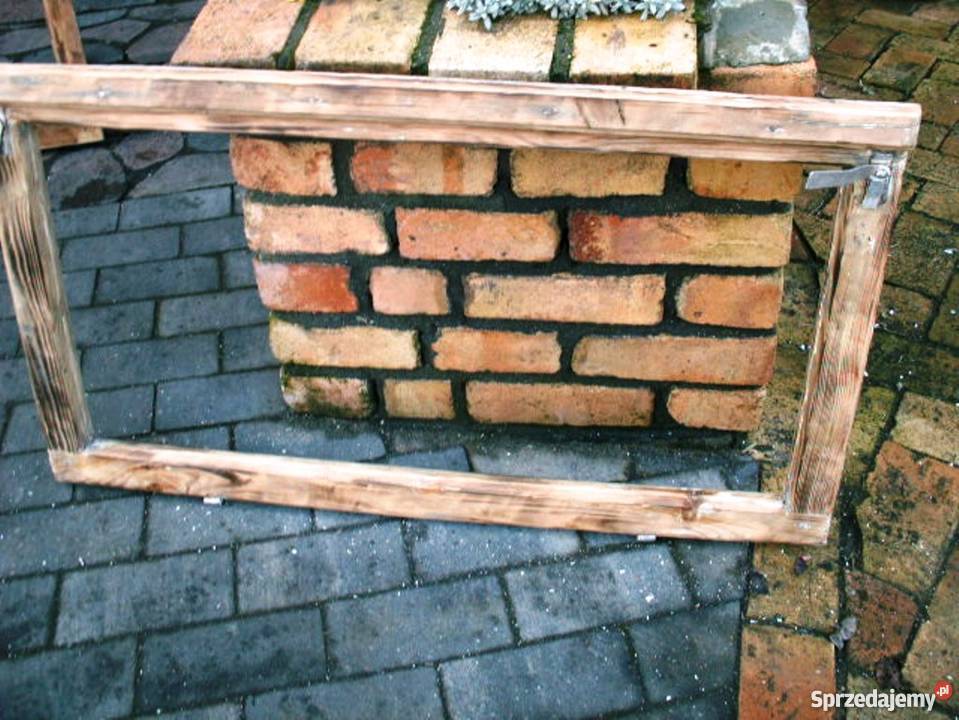 Rama okienna lustro aranżacja wnętrz retro 93x54 Pozostałe warmińsko-mazurskie Ełk
