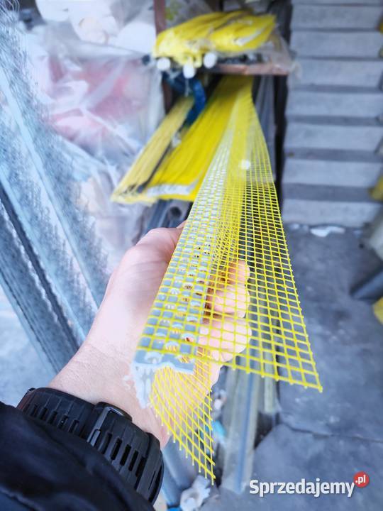 narożnik pcv z siatką żółtą do styropianu 25 Oleśnica