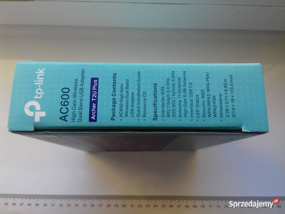 Pudełko TPLink AC600 Archer T2U Plus 5dBi USB Bydgoszcz