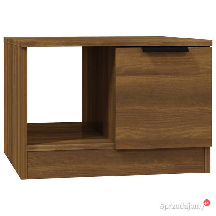 Stolik kawowy brązowy dąb 50x50x36 materiał mazowieckie Warszawa