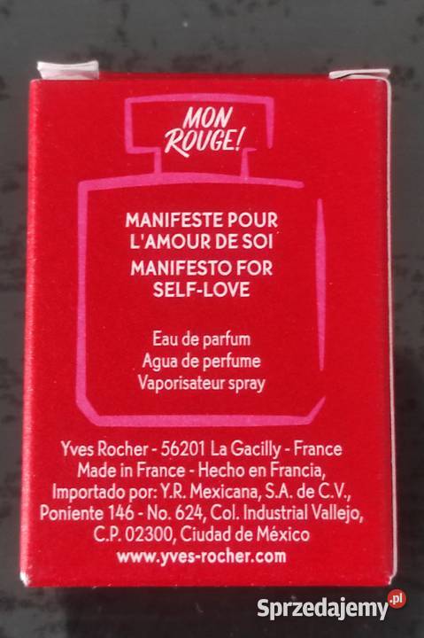 Mon Rouge firmy Yves Rocher Rudziniec