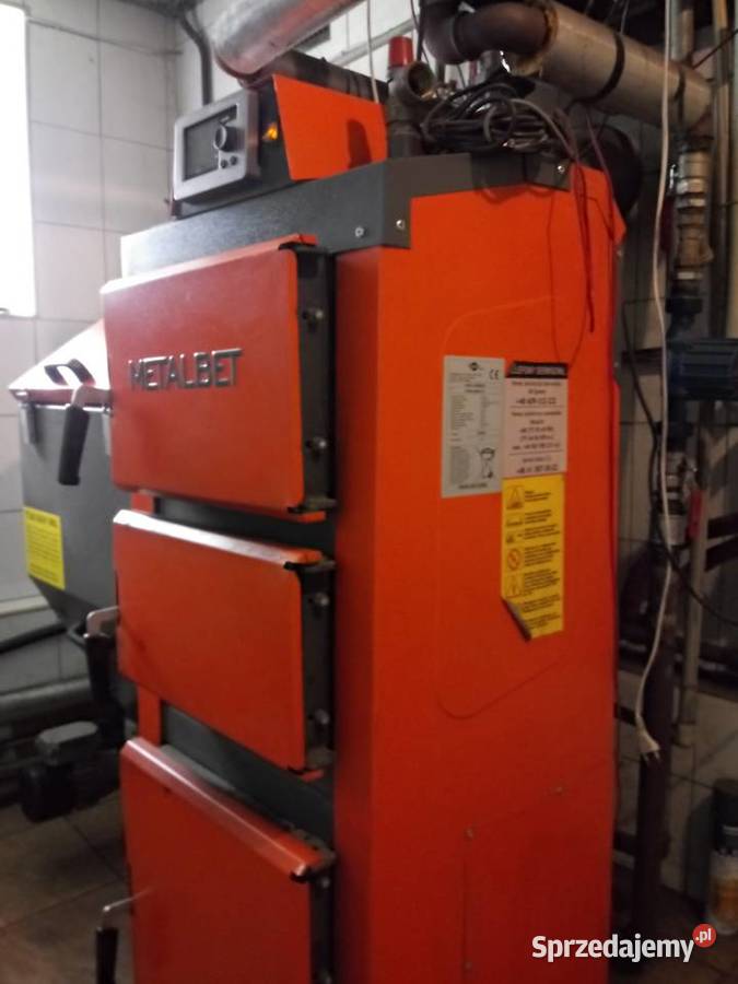 Kocioł piec na ekogroszek 20kW używany Piece i kominki łódzkie Piotrków Trybunalski