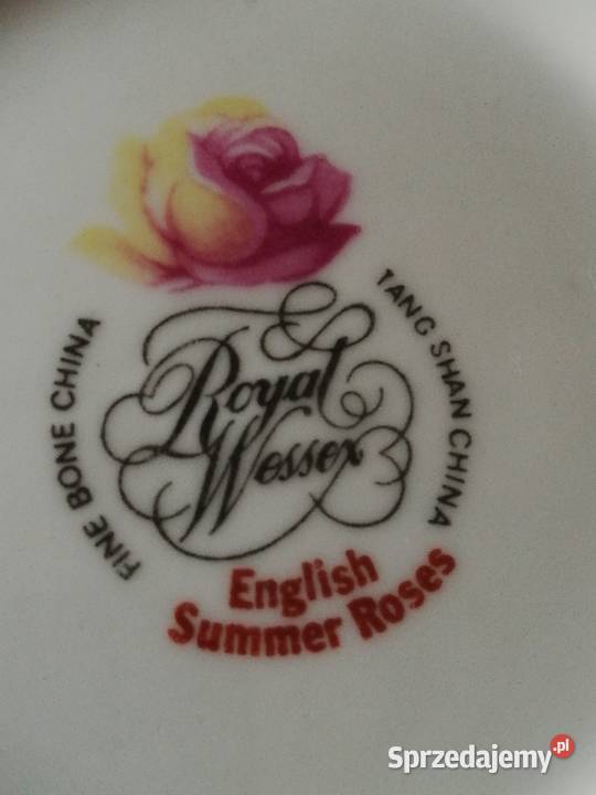 Porcelana Angielska letnie róże małopolskie Ropa