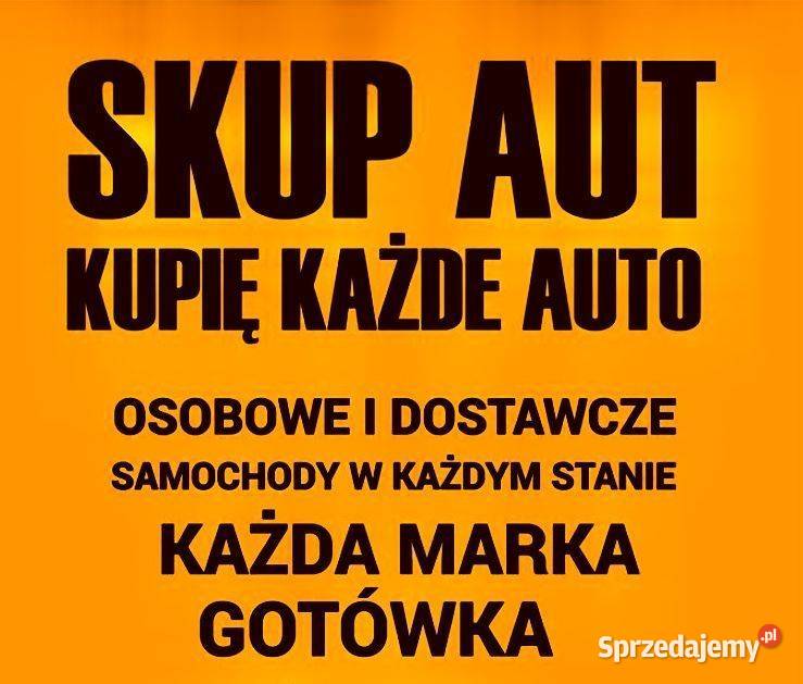 Skup aut samochodów gotówka przelew blik Poznań usługi moto