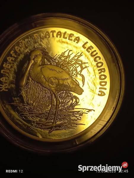 KAZACHSTAN 500 tenge Spoonbill Platalea Warszawa