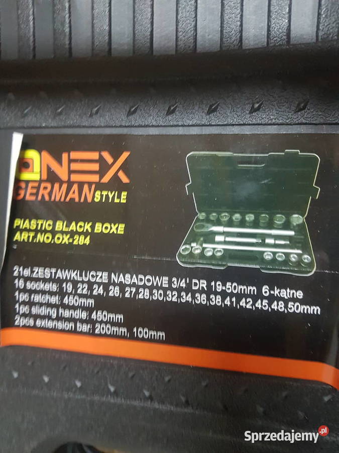 Klucze nasadowe zestaw 21EL 34 nasadki 6kątne Głogowa