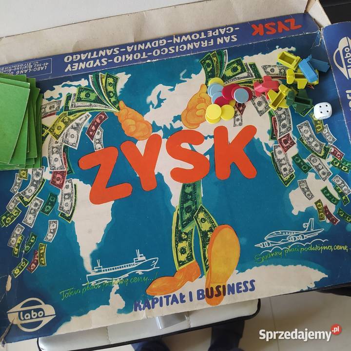 Zysk gra planszowa retro prl Kraków sprzedam