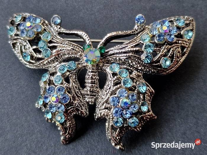 BROSZA VINTAGE SECESYJNY MOTYL Częstochowa sprzedam