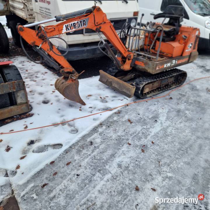 minikoparka Kubota kh31 1100 Bolesławiec sprzedam