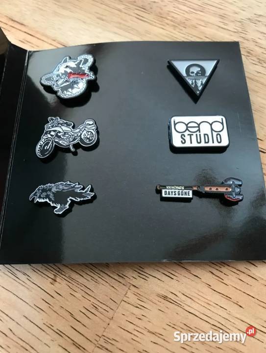 Days Gone przypinki piny blacha skóra motocykl 4