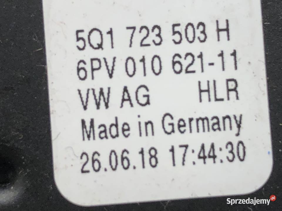 POTENCJOMETR GAZU VW PASSAT B8 5Q1723503H 20 190 Potencjometry