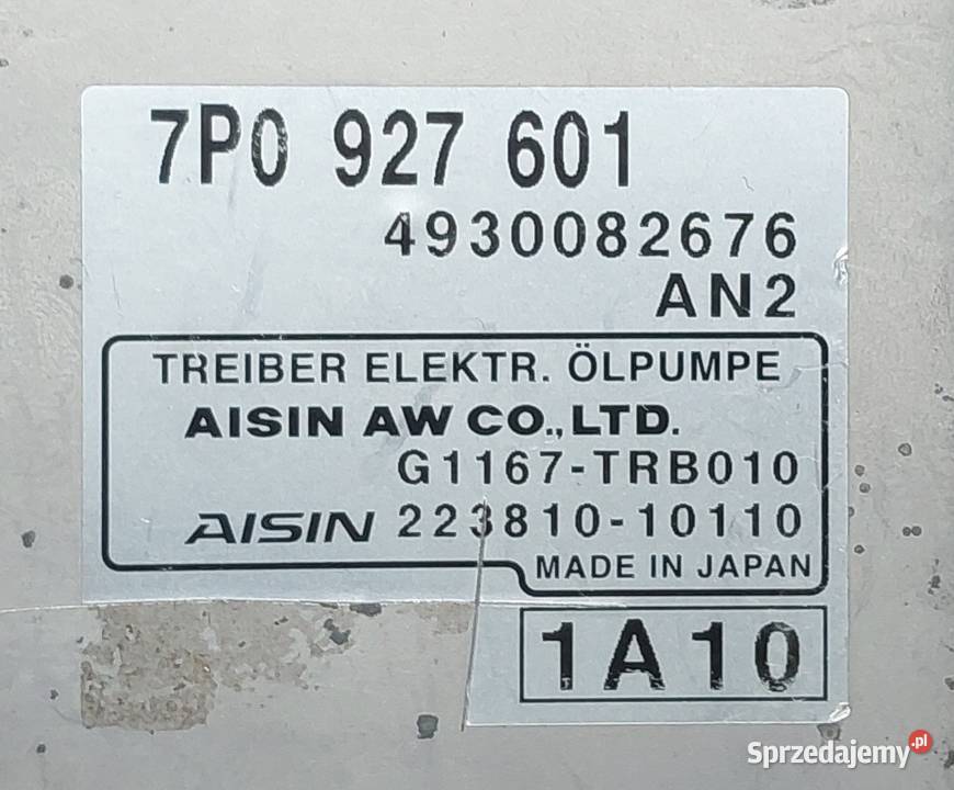 MODUŁ STEROWNIK ZAWIESZENIA AUDI VW PORSCHE Mielęcin sprzedam