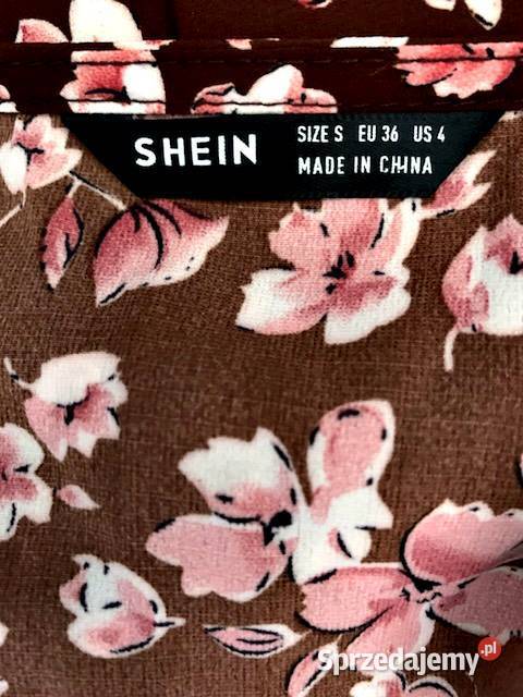 shein sukienka kwiecista kwiaty nowa hit 36 Choszczno sprzedam