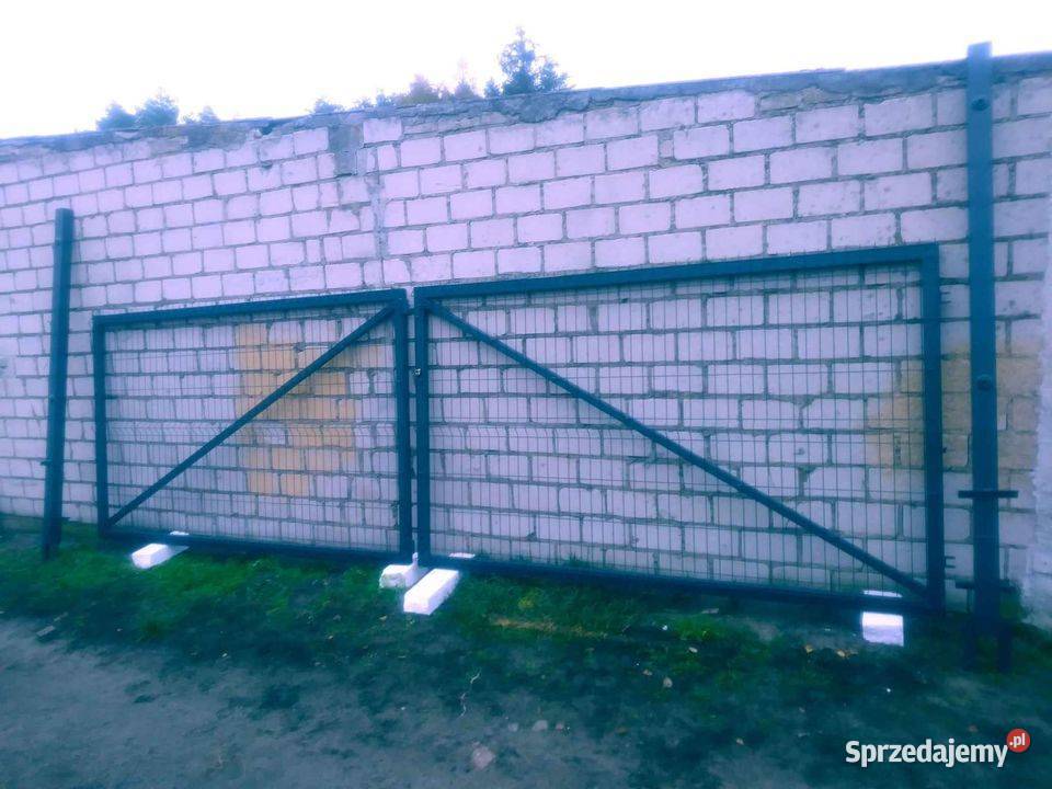 Brama panelowa dwuskrzydłowa 5 m dostępna ręki wielkopolskie Wągrowiec