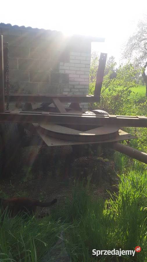 Przyczepa do dłużycy stali prętów drewna rur