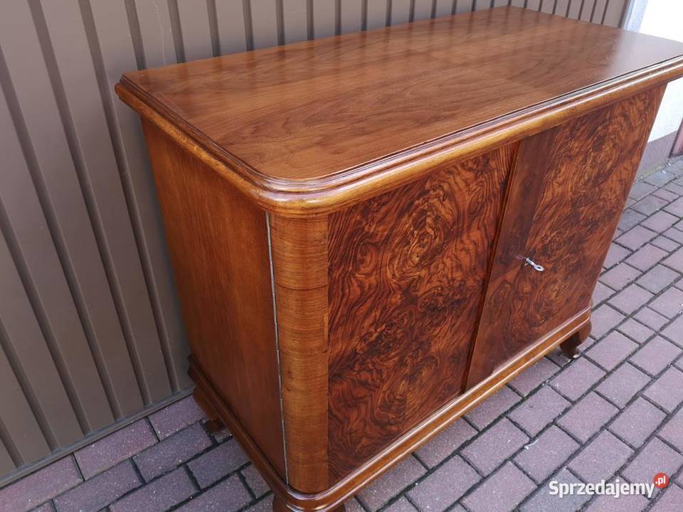 Komoda Pomocnik ARTDECO Orzech Stara Antyk Swarzędz