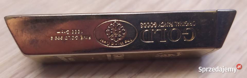 Zapalniczka w formie sztabki złota Kielce