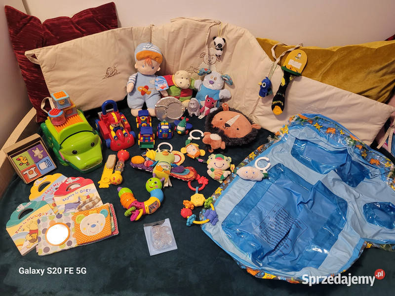 Pościele pierwsze zabawki książki maskotki ramka