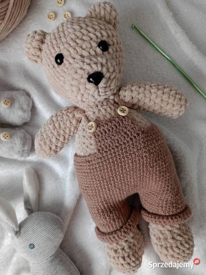 Miś robiony własnoręcznie na szydełku Kielce