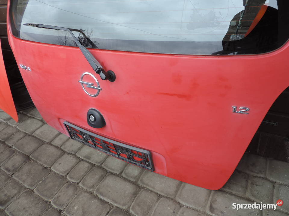 OPEL AGILA KLAPA BAGAŻNIKA TYŁ Y457 Klapy bagażnika Nowy Sącz