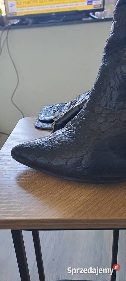 Skórzane muszkieterki marki HGL małopolskie sprzedam