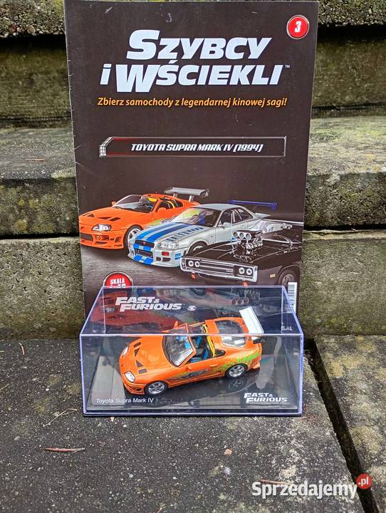 TOYOTA SUPRA MK IV MARK fast furious deagostini mazowieckie sprzedam