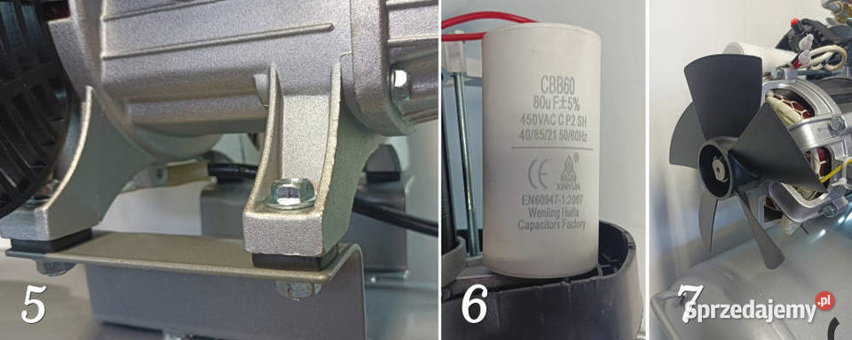 Kompresor dwutłokowy 50L sprężarka dwutłokowa Nowe