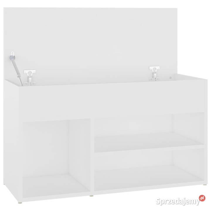 Ławka z miejscem na buty biała 80x30x45 WM808747 Warszawa
