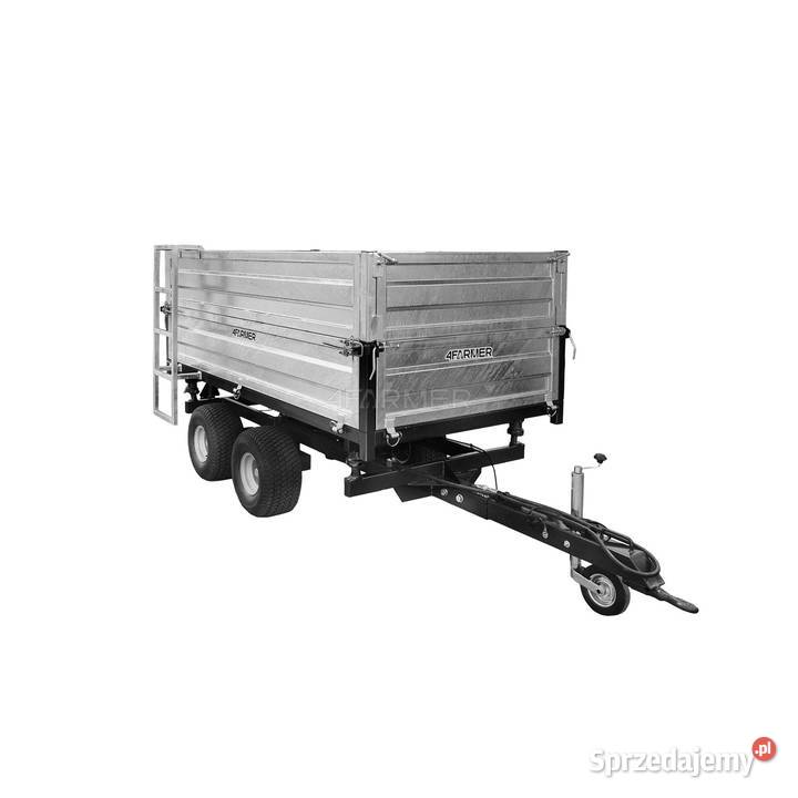 Przyczepa rolnicza dwuosiowa 25T z kiprem i