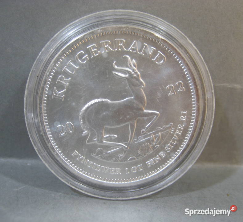 Moneta Srebrna Krugerrand 1 oz mazowieckie Warszawa