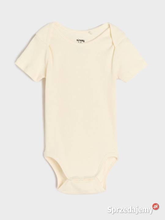 Body 3 pack Sinsay 56 noworodek newborn bawełna Szczecin